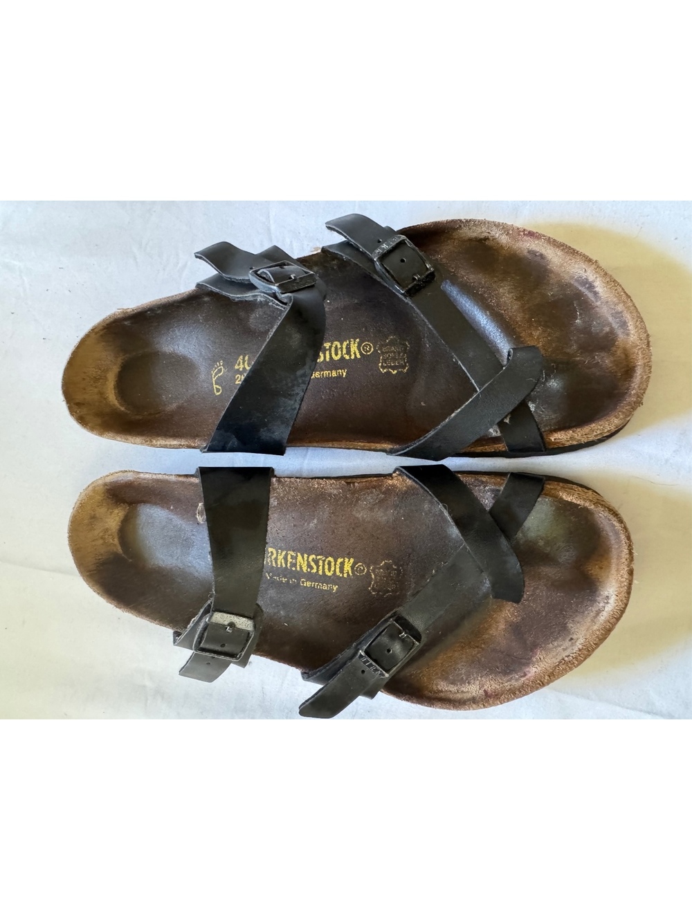 Birkenstock Mayari Black Toe-Loop Sandals - Size EU 40 / US Women's 9
